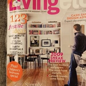 4 x Living ETC magazine Brit version